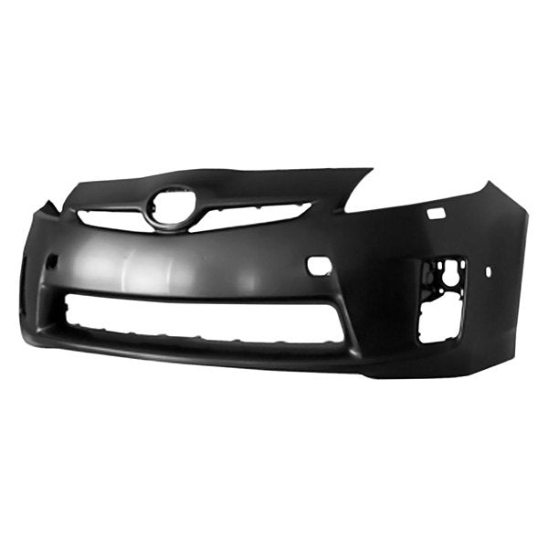 TOYOTA PRIUS 2010 BUMPER FRONT PRIMED W/SENSOR/LED/WASHER HOLE TO1000360 - Moe's Auto Parts