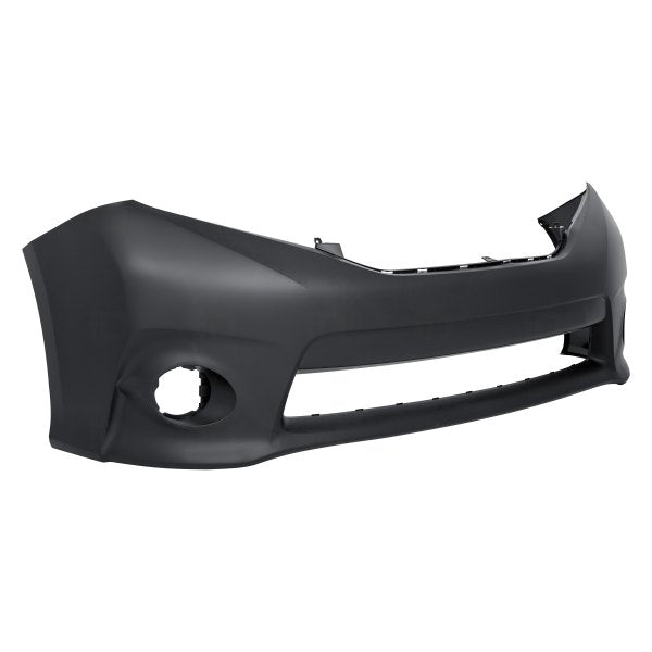 TOYOTA SIENNA 2013 BUMPER FRONT SE PRIMED WITH TEXTURED CENTER AREA WITH ROUND FOG TO1000367 - Moe's Auto Parts