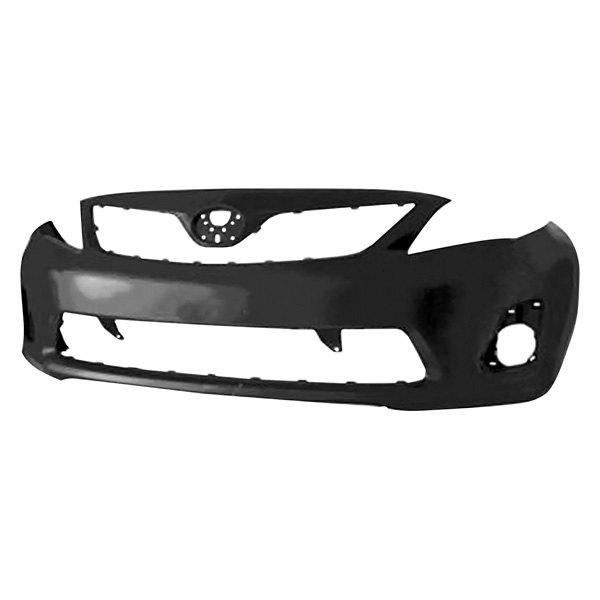 TOYOTA COROLLA SEDAN 2013 BUMPER FRONT S/XRS MODEL W/SPOILER HOLE PRIMED TO1000373 - Moe's Auto Parts