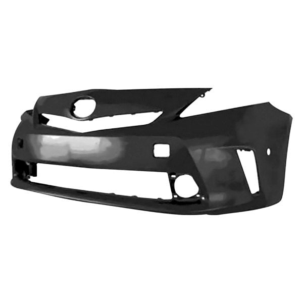 TOYOTA PRIUS V 2012 BUMPER FRONT PRIMED W/SENSOR W/WASHER HOLE TO1000387 - Moe's Auto Parts