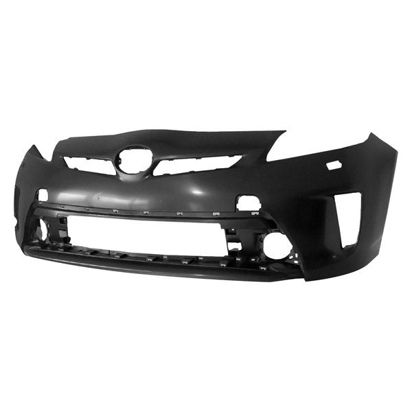 TOYOTA PRIUS 2012 BUMPER FRONT PRIMED W/WASHER HOLE TO1000393 - Moe's Auto Parts