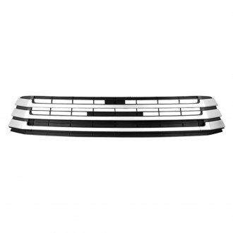 TOYOTA HIGHLANDER 2017 GRILLE LOWER MATTE BLACK W/SILVER MOULDING TO1036173