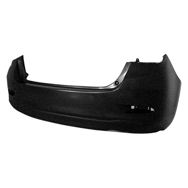 TOYOTA YARIS IA 2017 BUMPER REAR PRIMED W/TEXTURED LOWER W/O SENSOR TO1100318 - Moe's Auto Parts