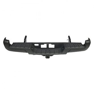 TOYOTA TACOMA_PICKUP_4WD 2021 BUMPER RR ASSY W/TOWING HOOK W/O SENSOR HOLE BLACK