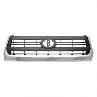 TOYOTA TUNDRA_4WD 2016 GRILLE PAINTED GRAY W/CHROME MOULDING SR5 MODEL TO1200373