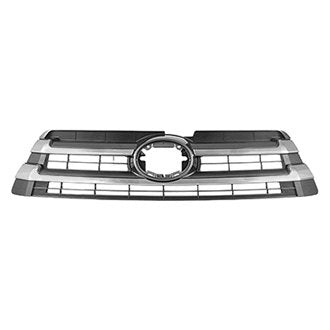 TOYOTA HIGHLANDER 2019 GRILLE MATTE-BLACK/GRAY W/CHROME BARS TO1200427