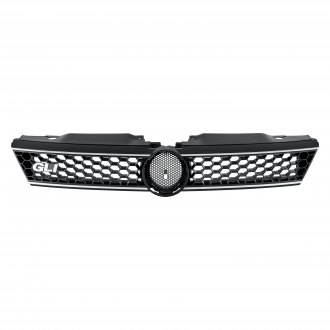 VOLKSWAGEN JETTA_(2011-)_(TYPE_6) 2014 GRILLE BLACK/CHROME W/HONEYCOMB MESH VW1200157