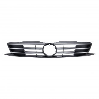 VOLKSWAGEN JETTA_(2011-)_(TYPE_6) 2015 GRILLE FR BLACK W/CHROME MOULDING EXCLUDE GLI W/O COLLISION WARNING SDN VW1200165