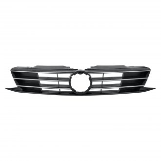 VOLKSWAGEN JETTA_(2011-)_(TYPE_6) 2018 GRILLE FR BLACK W/CHROME MOULDING EXCLUDE GLI W/COLLISION WARNING SDN VW1200168